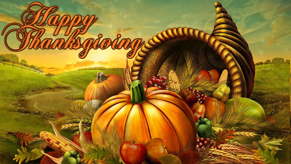 Открытка на День Благодарения на английском