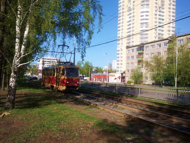 С трамваем по городу