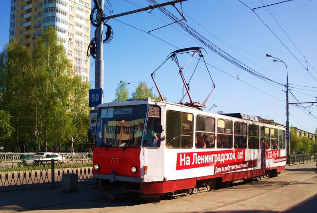 С трамваем по городу