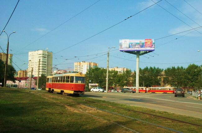 С трамваем по городу