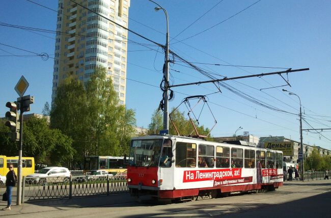 С трамваем по городу