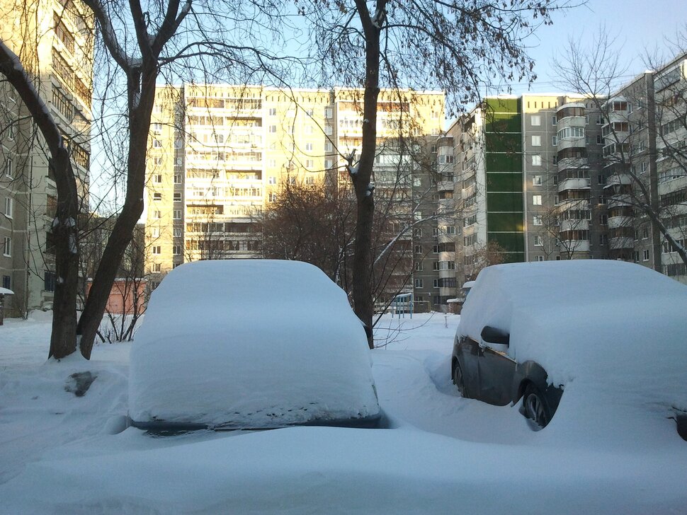 Под свежим снежком