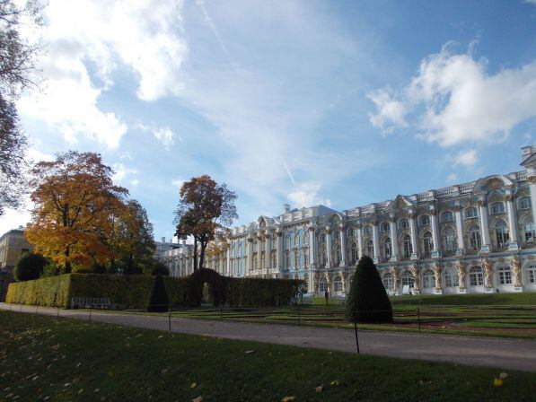 Золотая осень в Пушкине - В парке