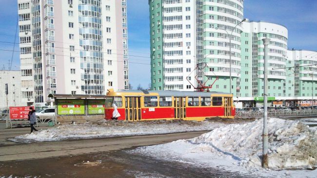 С трамваем по городу