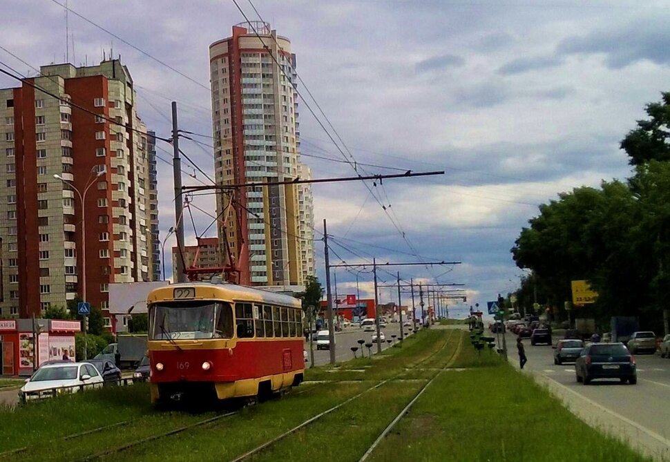 На трамвайчике по городу