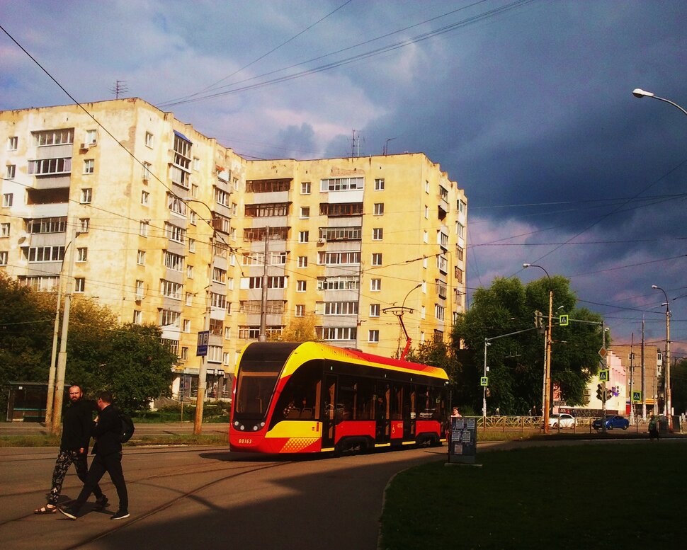 На трамвайчике по городу