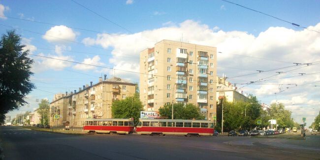 С трамваем по городу