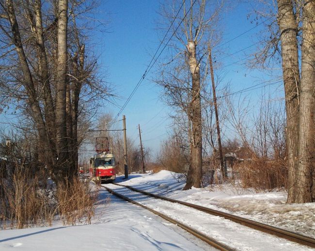 С трамваем по городу