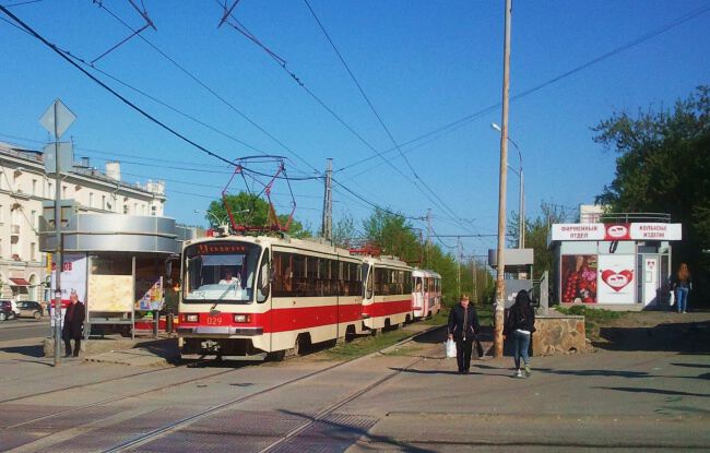 С трамваем по городу