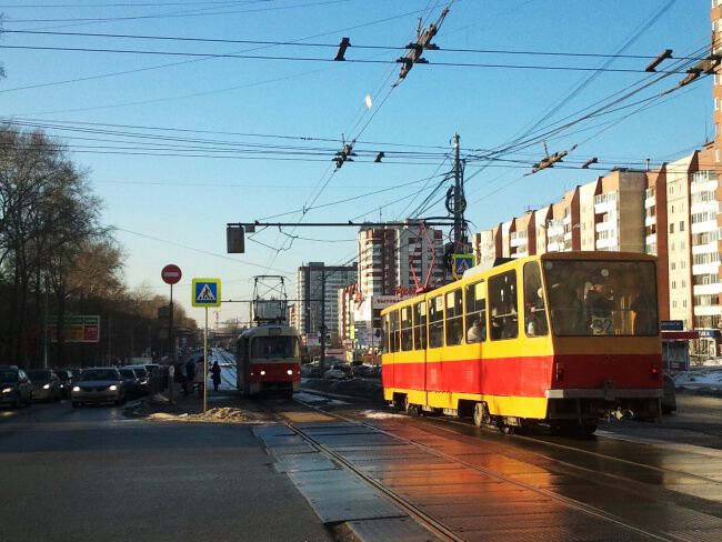 С трамваем по городу