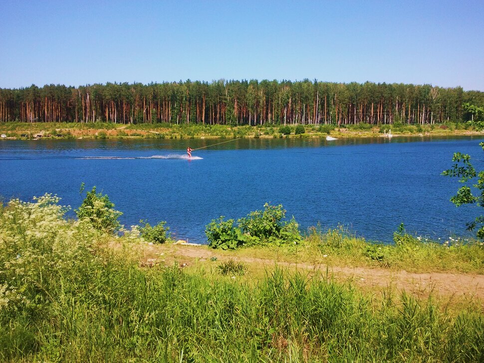 На водных лыжах