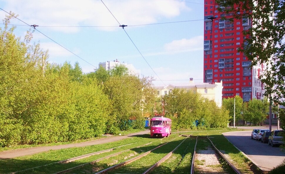 На трамвайчике по городу