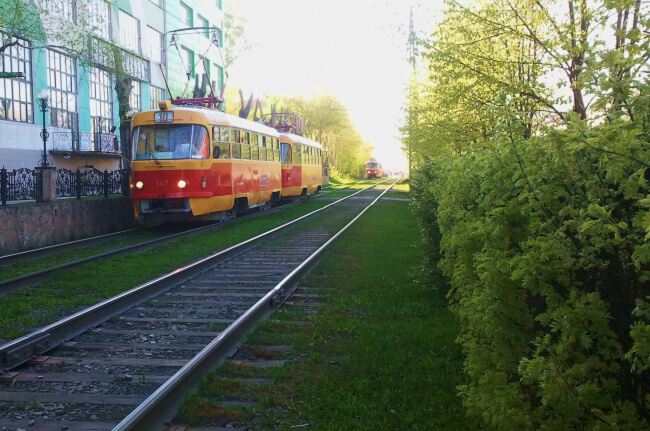 С трамваем по городу