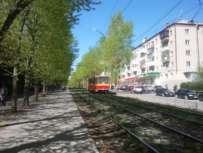 С трамваем по городу