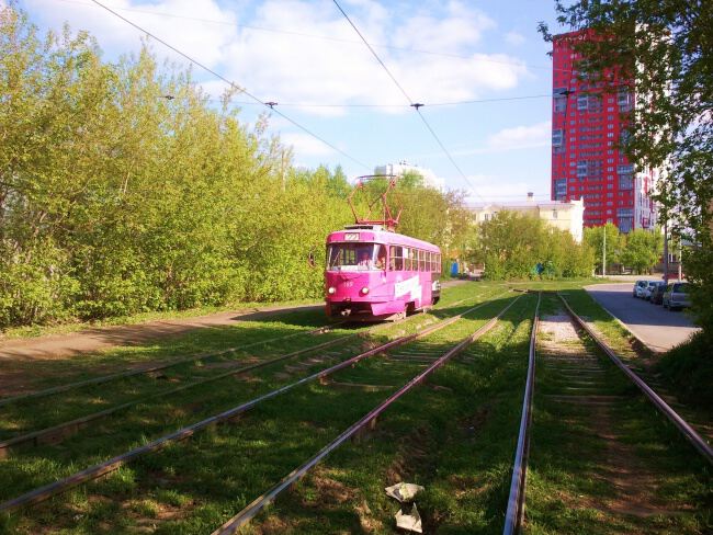 С трамваем по городу