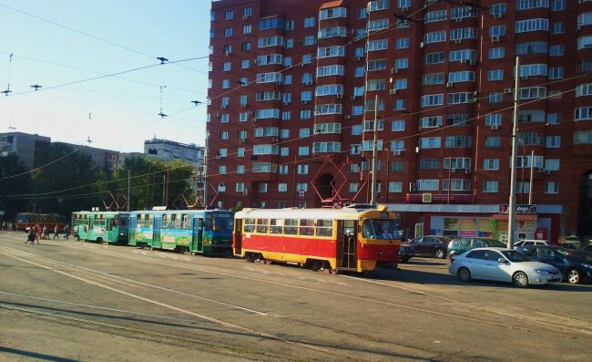 С трамваем по городу