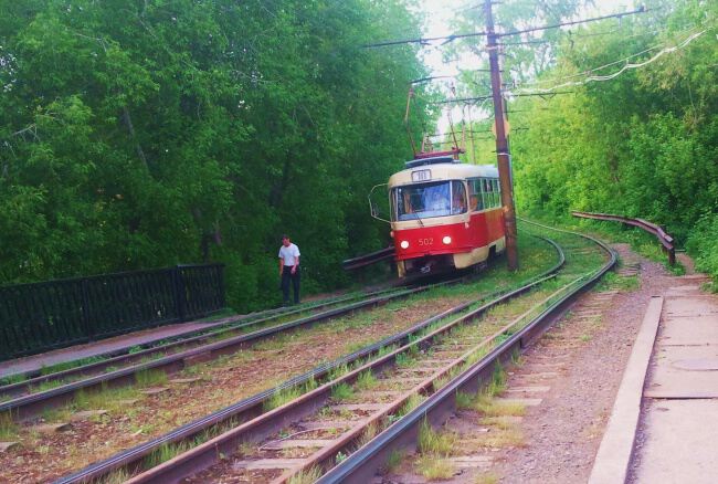 С трамваем по городу