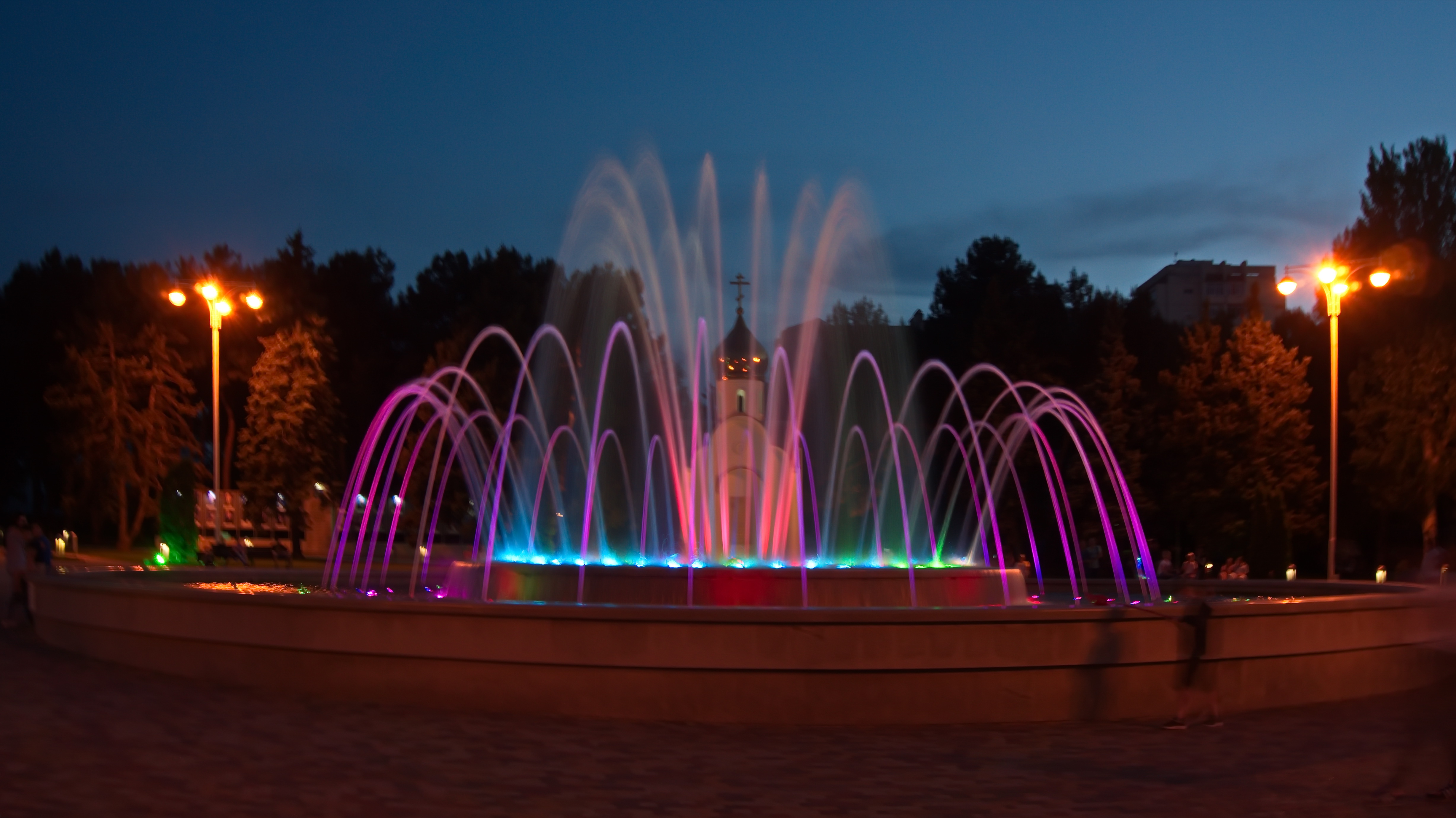 Парк Люберцы фонтан