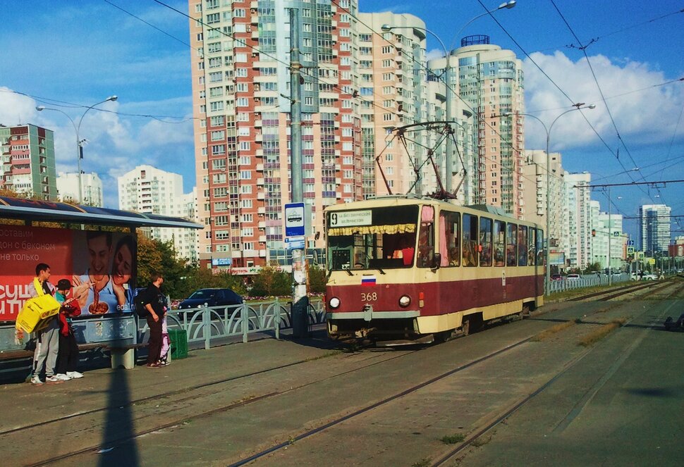 На трамвайчике по городу