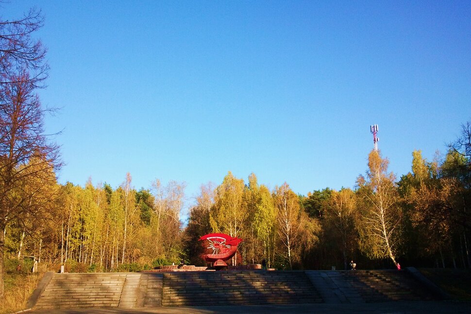 В парке в октябре