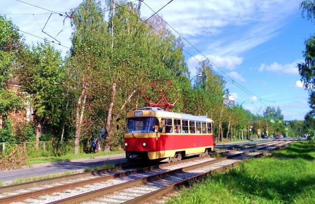 С трамваем по городу