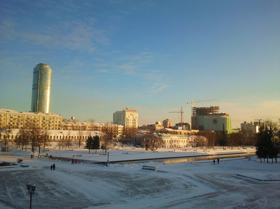 В сквере в декабре