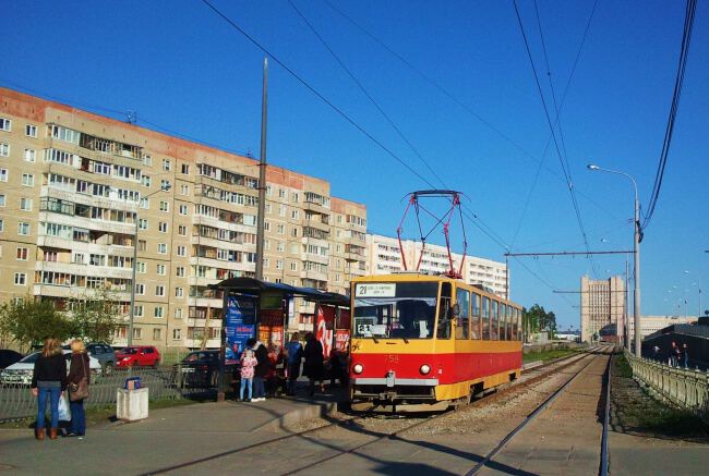 С трамваем по городу