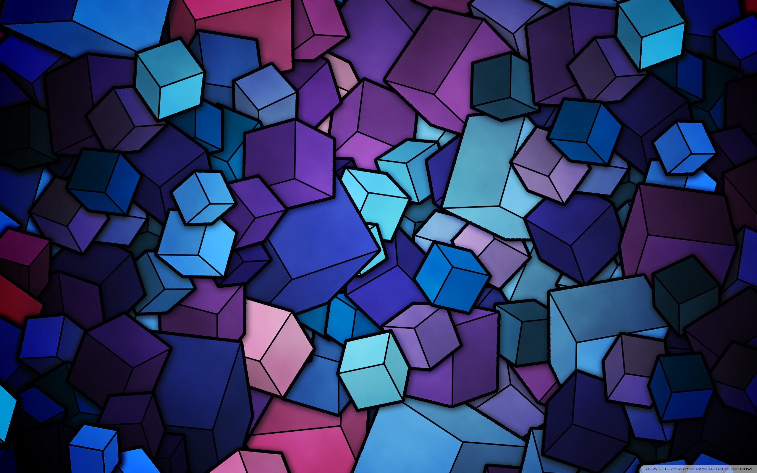 синие кубы
